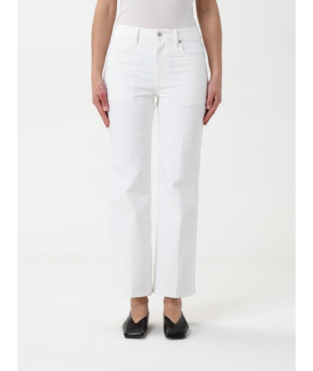 JIL SANDER Белые прямые джинсы, фото 6