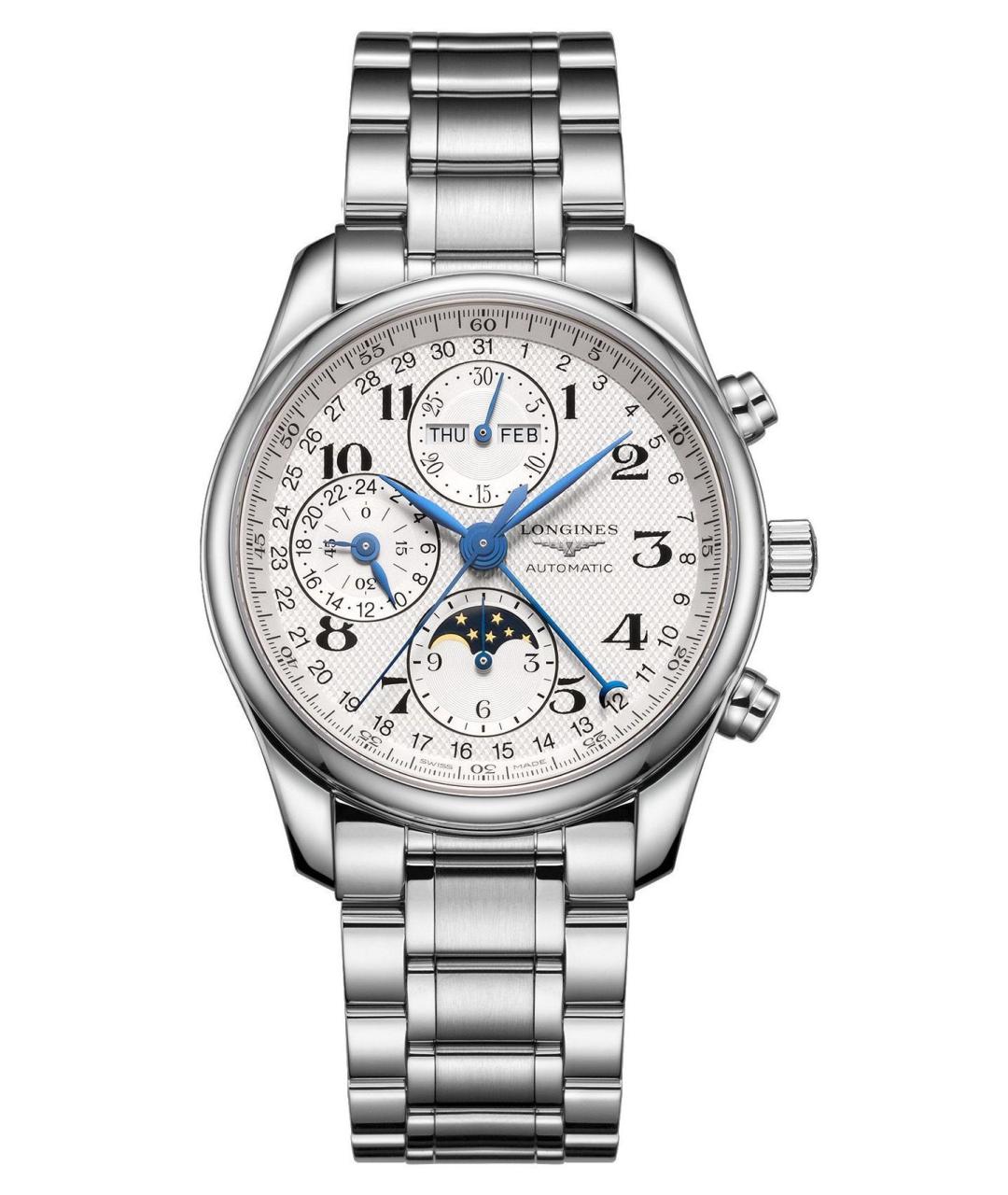 LONGINES Серебряные стальные часы, фото 1