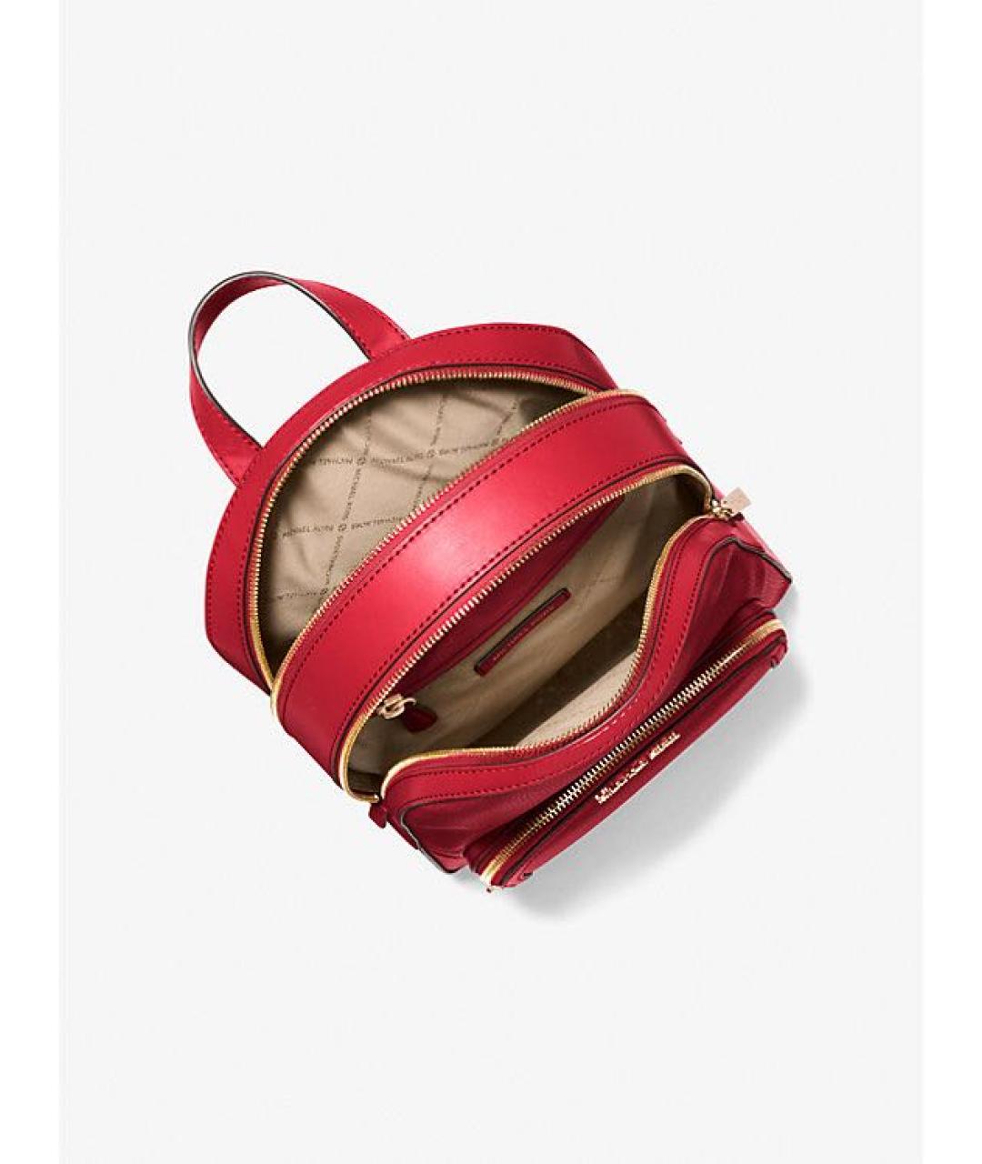 MICHAEL KORS Красный кожаный рюкзак, фото 3