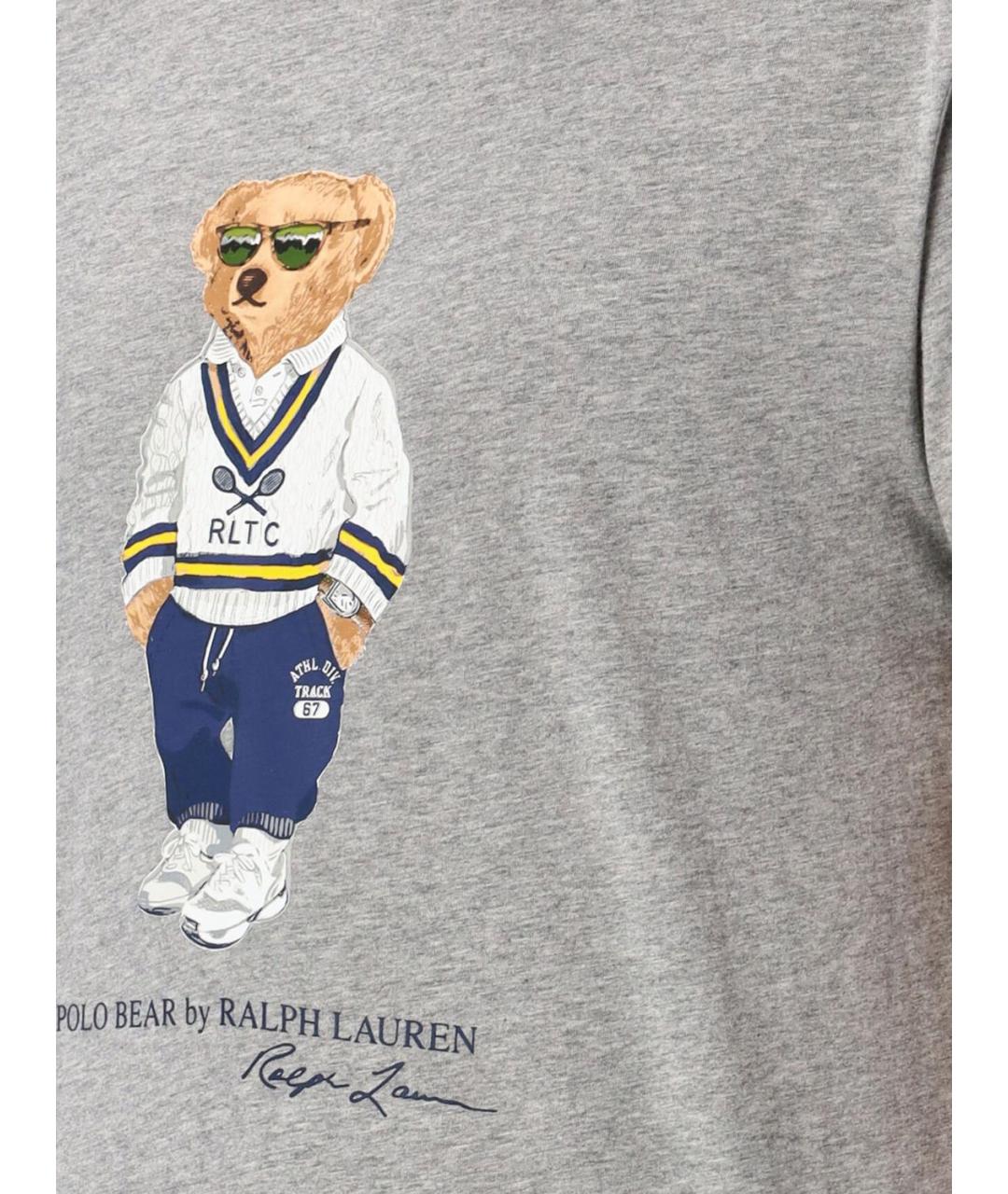 POLO RALPH LAUREN Серая футболка, фото 4
