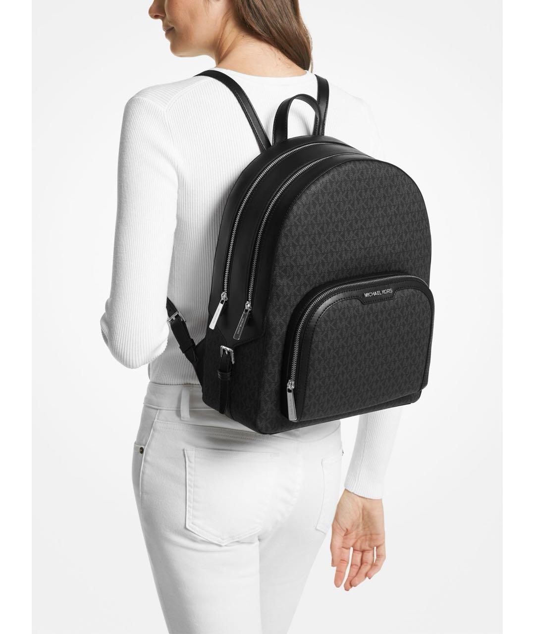 MICHAEL KORS Черный кожаный рюкзак, фото 4