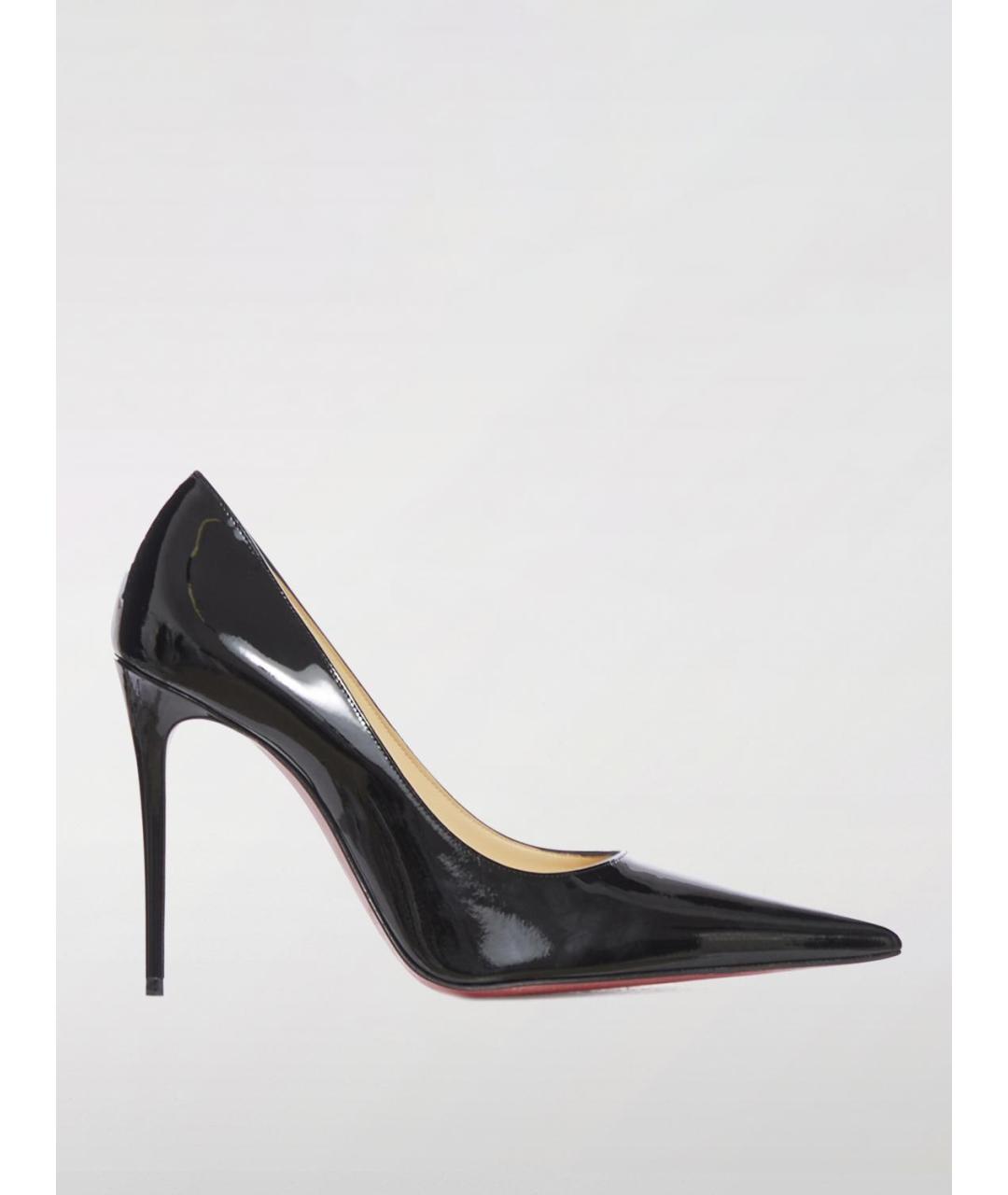 CHRISTIAN LOUBOUTIN Черные туфли из лакированной кожи, фото 4