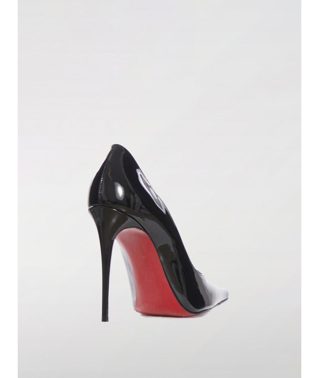 CHRISTIAN LOUBOUTIN Черные туфли из лакированной кожи, фото 3