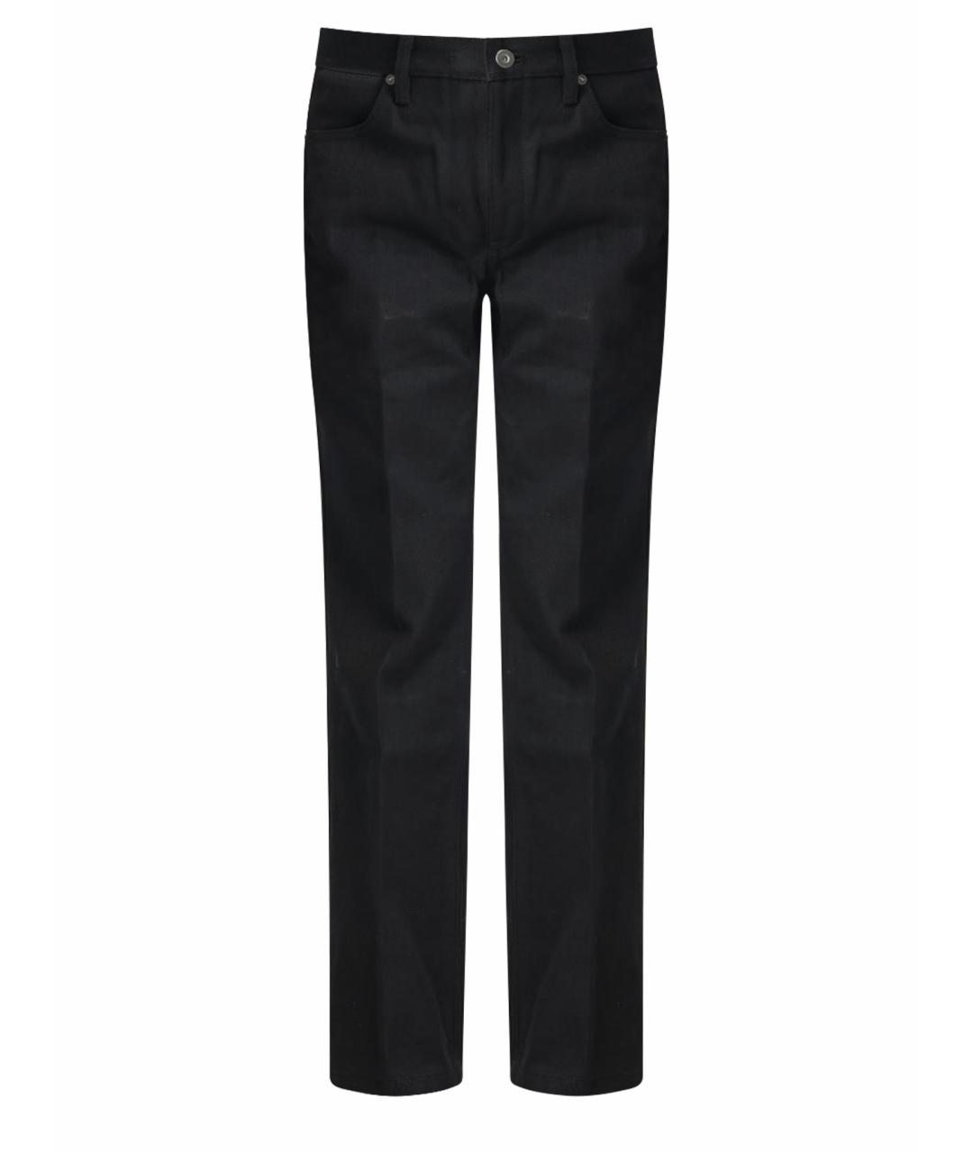 JIL SANDER Черные прямые джинсы, фото 1
