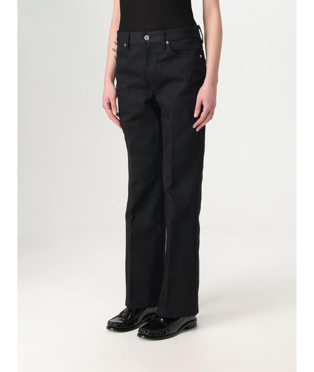 JIL SANDER Черные прямые джинсы, фото 4