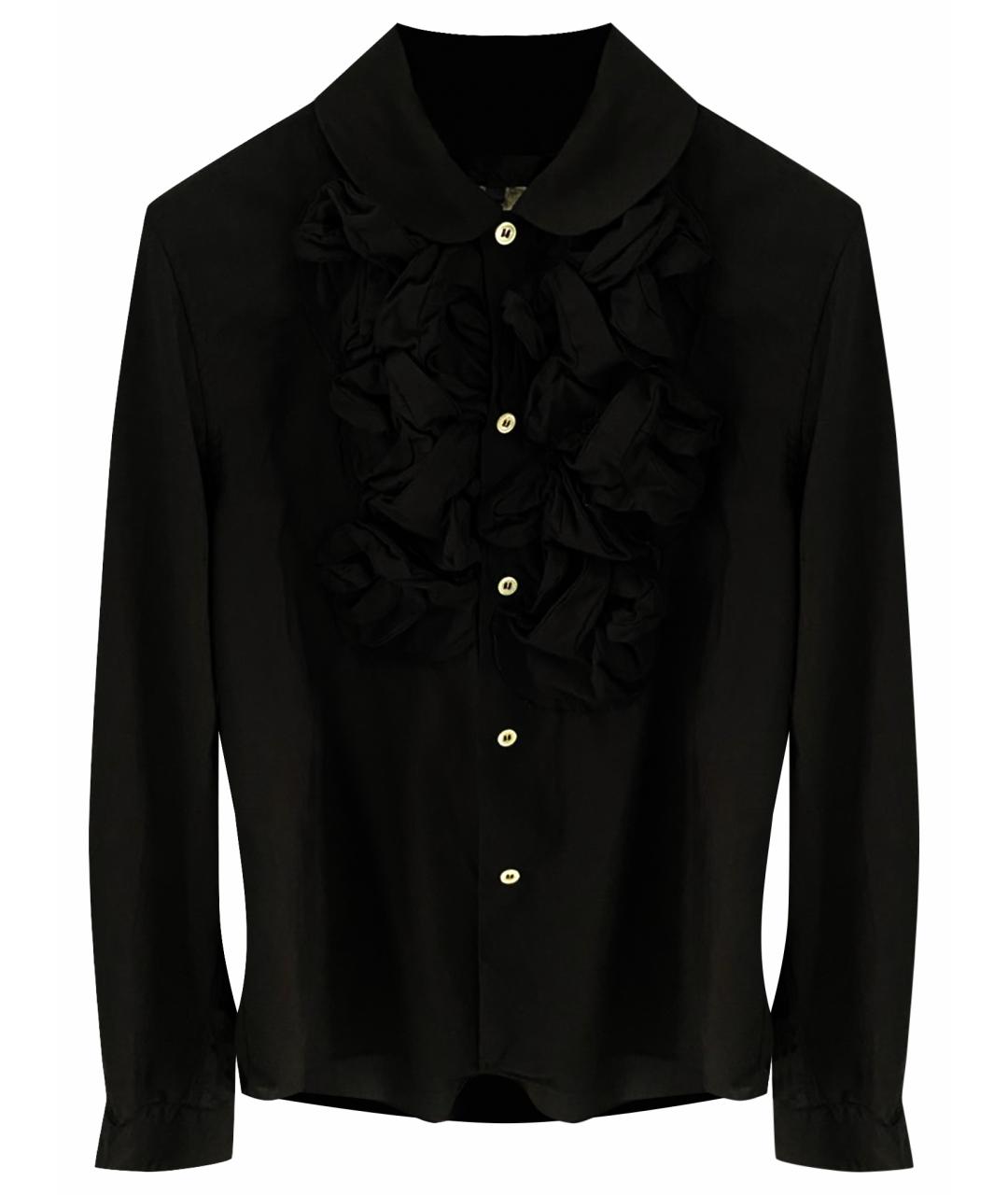 COMME DES GARÇONS Черная полиэстеровая рубашка, фото 1