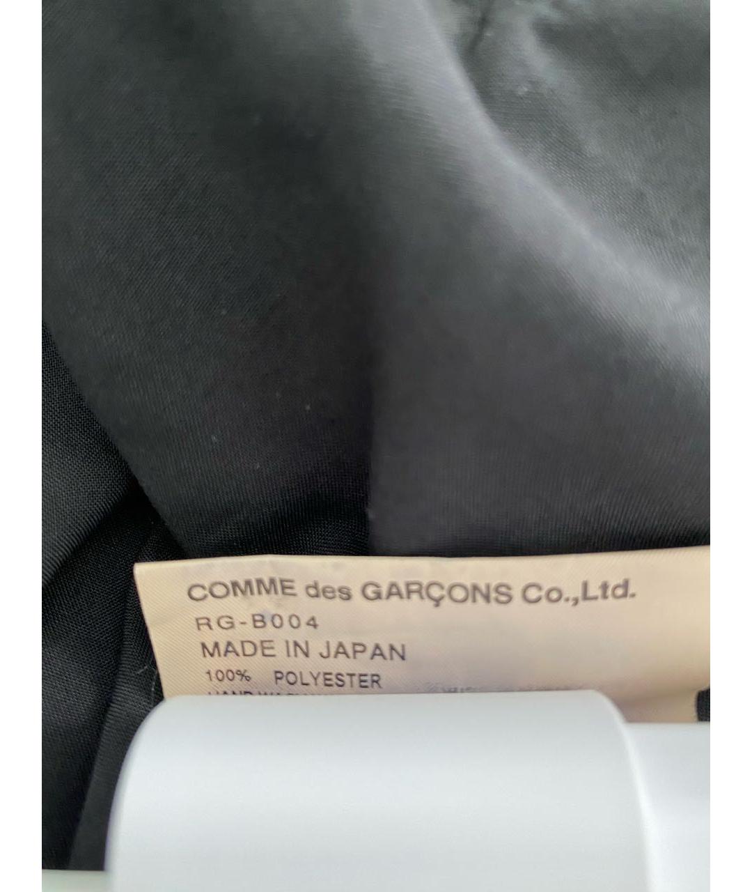 COMME DES GARÇONS Черная полиэстеровая рубашка, фото 4