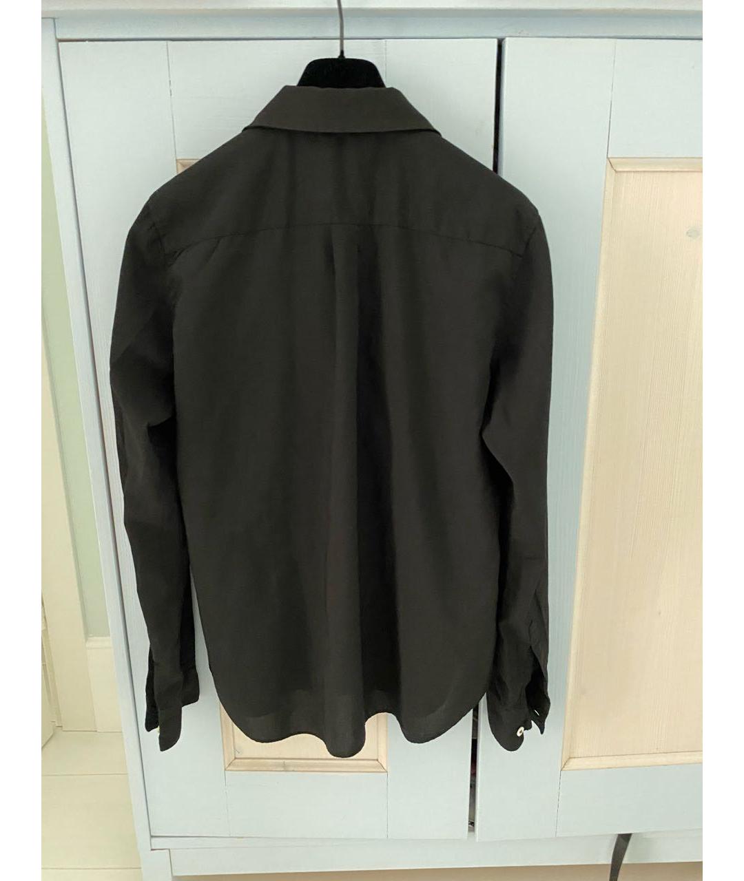 COMME DES GARÇONS Черная полиэстеровая рубашка, фото 2