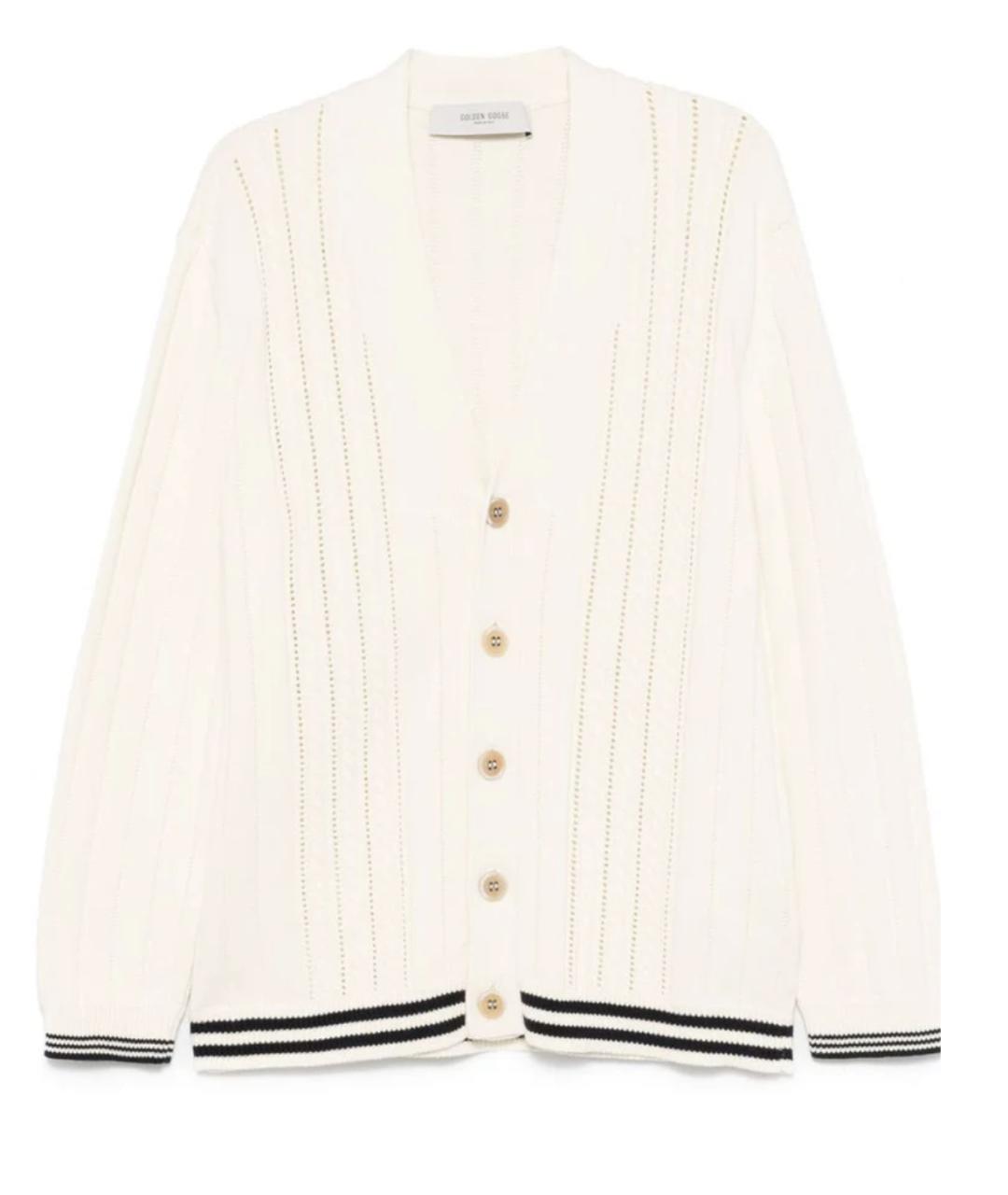 GOLDEN GOOSE DELUXE BRAND Белый кардиган, фото 1