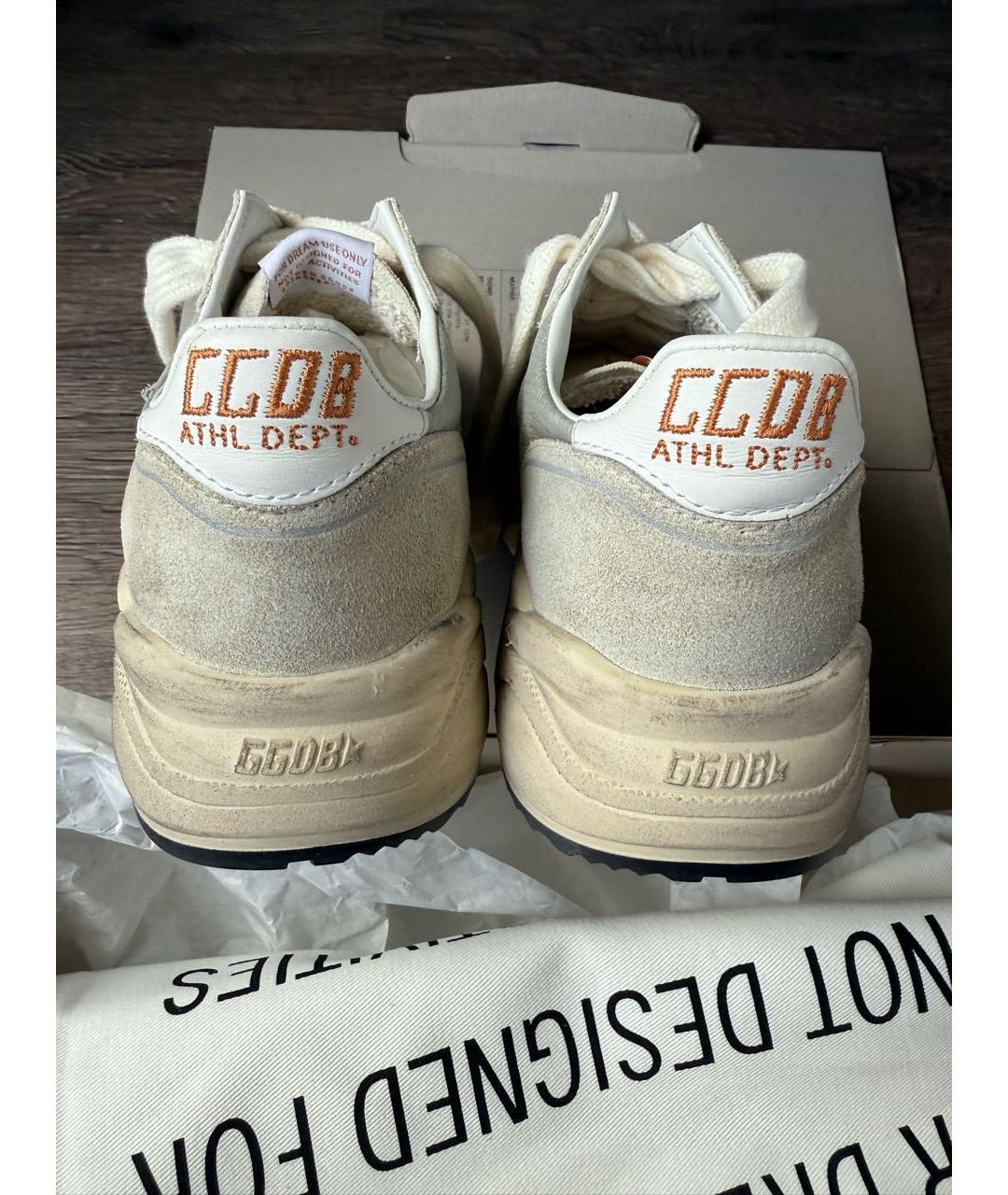 GOLDEN GOOSE DELUXE BRAND Бежевые кроссовки, фото 4