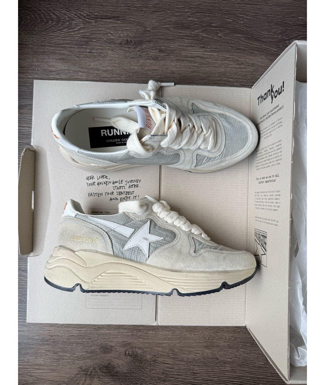 GOLDEN GOOSE DELUXE BRAND Бежевые кроссовки, фото 3