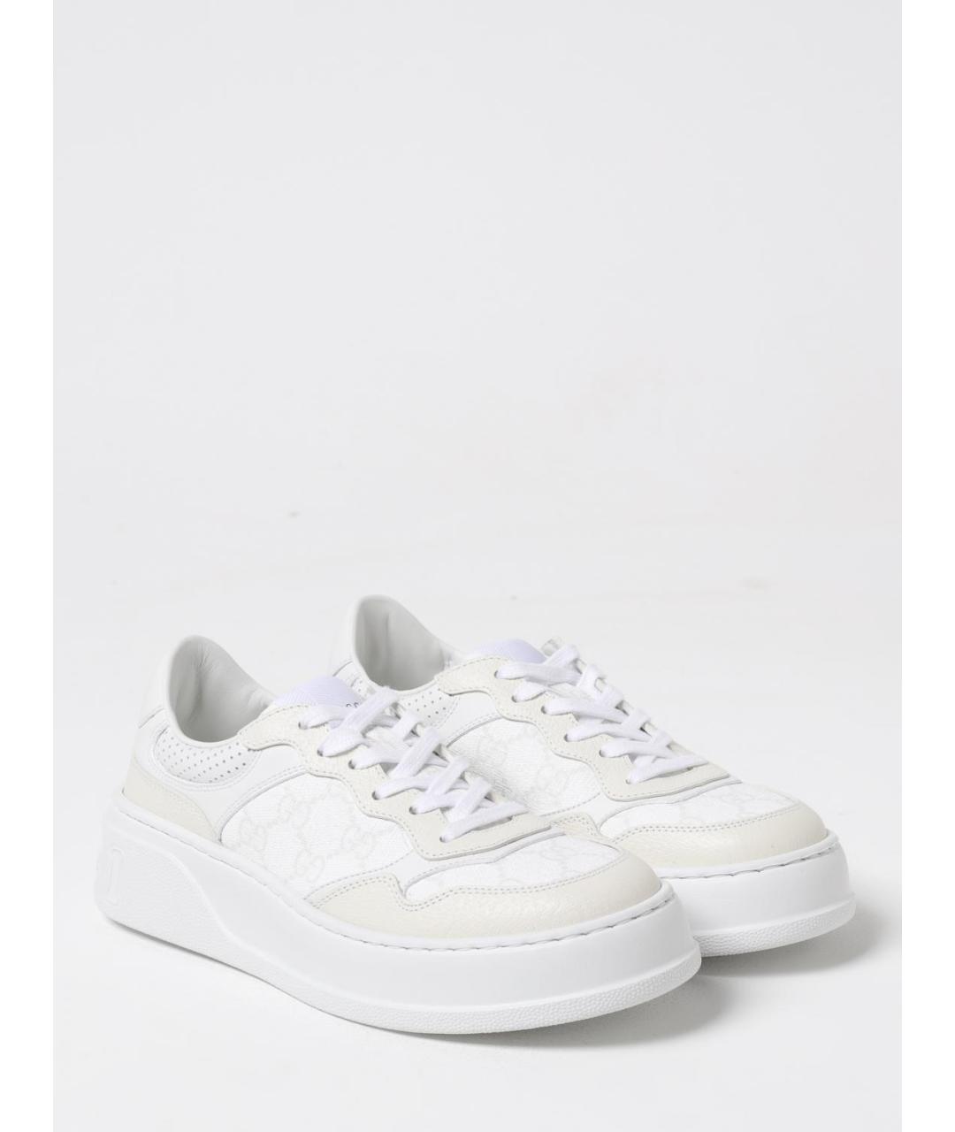 GUCCI Белые кеды, фото 2