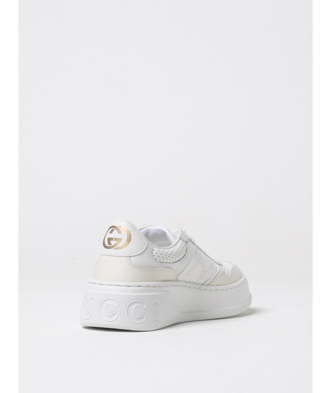 GUCCI Белые кеды, фото 3