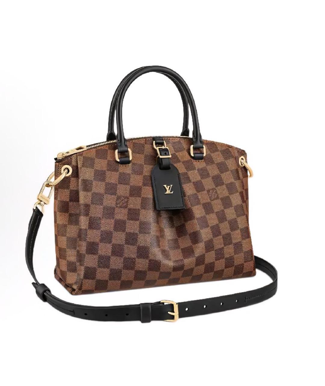 LOUIS VUITTON Коричневая сумка с короткими ручками, фото 6