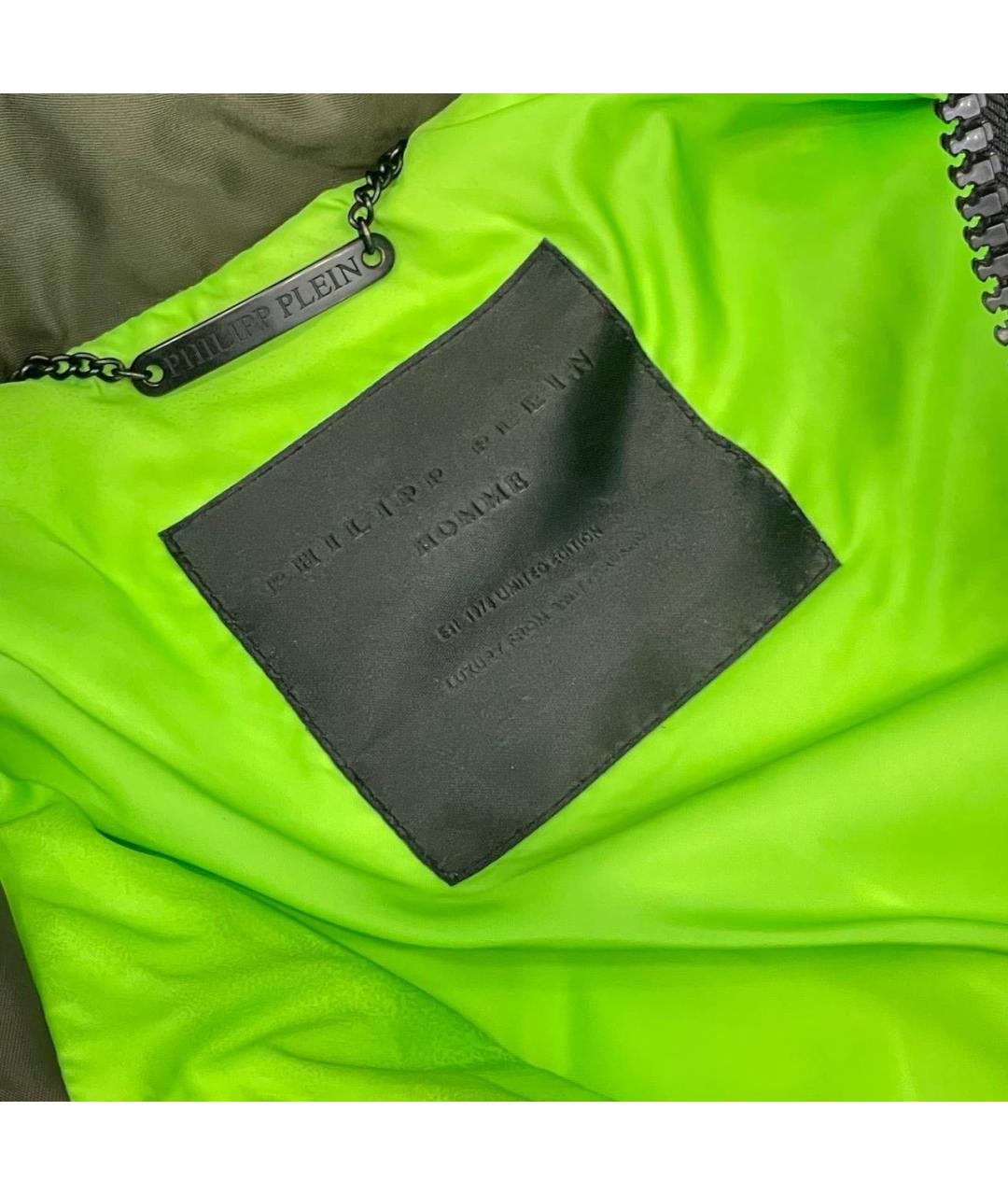 PHILIPP PLEIN Зеленая куртка, фото 2