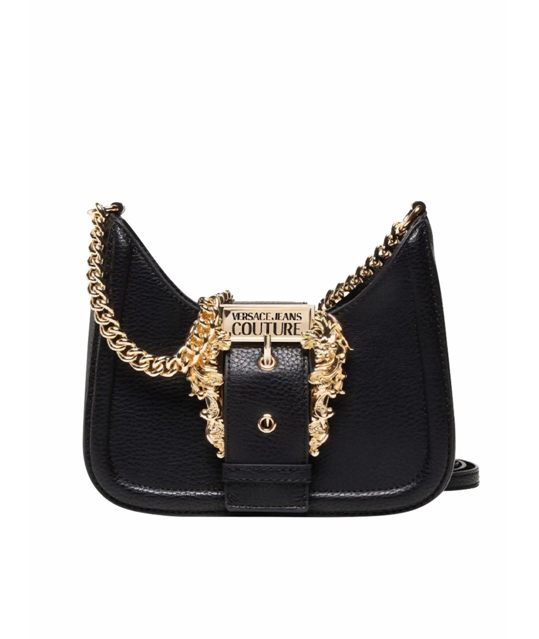 VERSACE JEANS COUTURE Черная сумка с короткими ручками, фото 1