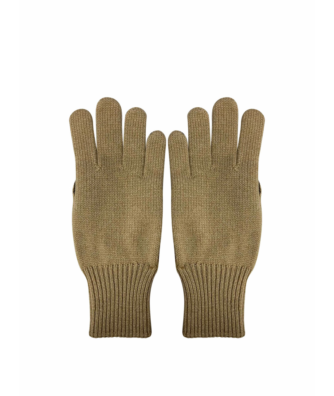 BRUNELLO CUCINELLI Горчичные кашемировые перчатки, фото 1