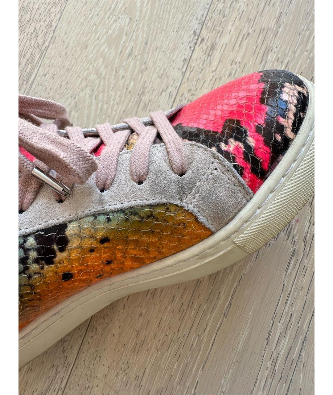 ZADIG & VOLTAIRE Мульти кожаные кроссовки, фото 6