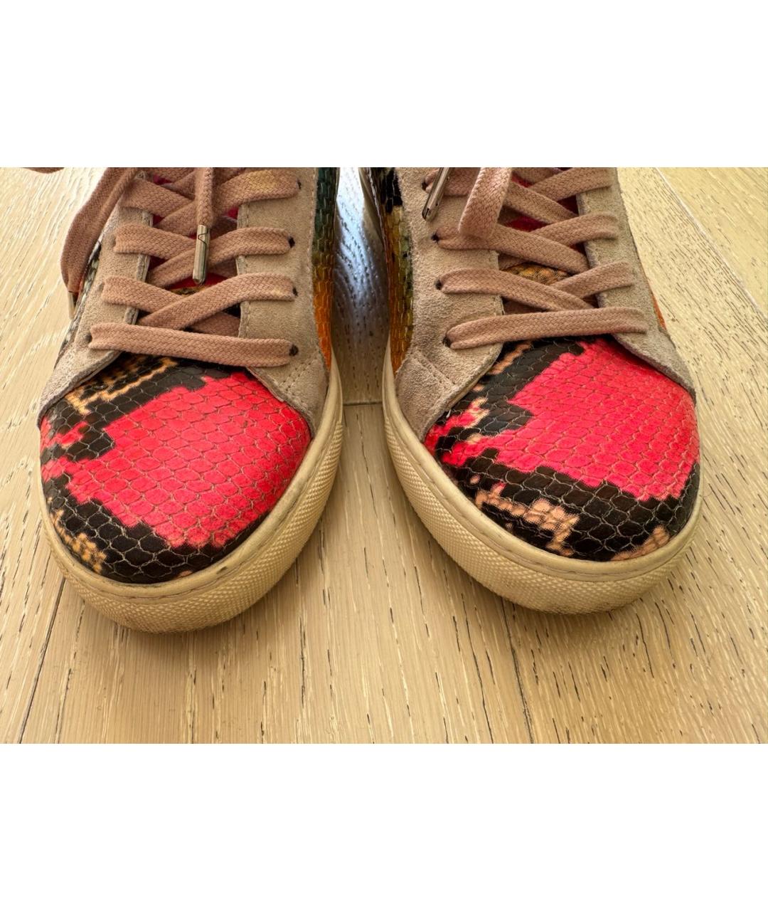 ZADIG & VOLTAIRE Мульти кожаные кроссовки, фото 3