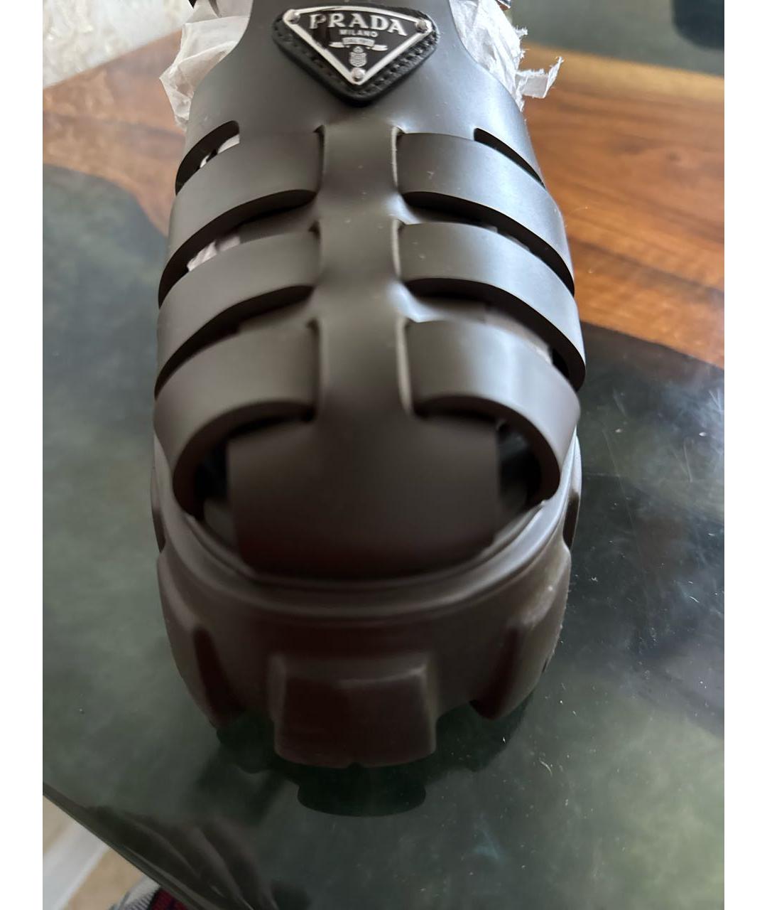 PRADA Зеленые сандалии, фото 5