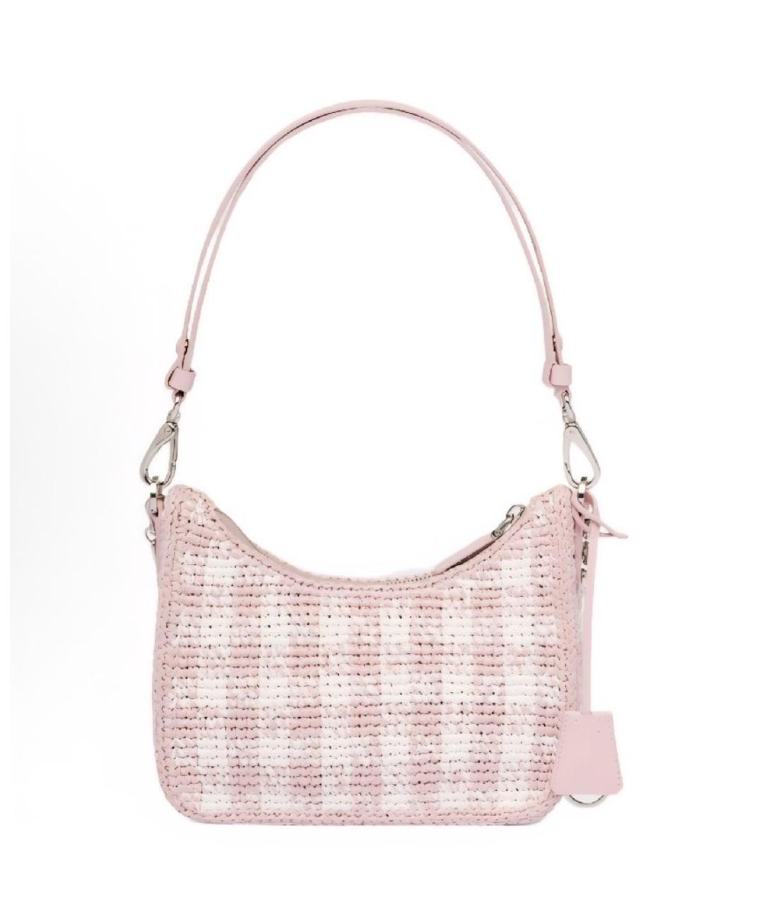 PRADA Розовая сумка через плечо, фото 3