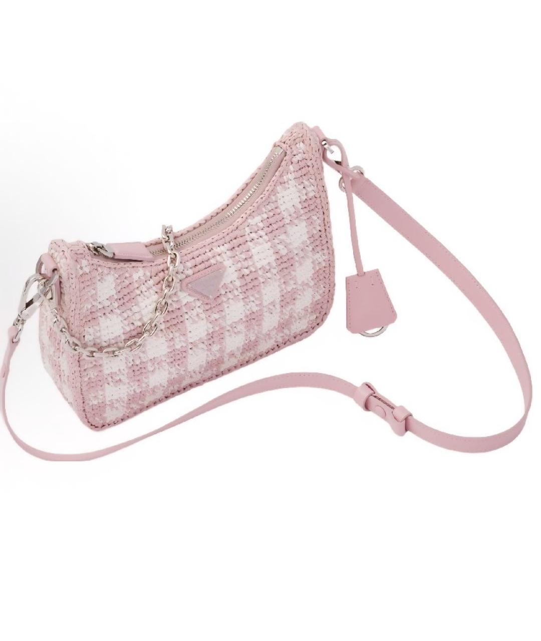 PRADA Розовая сумка через плечо, фото 2