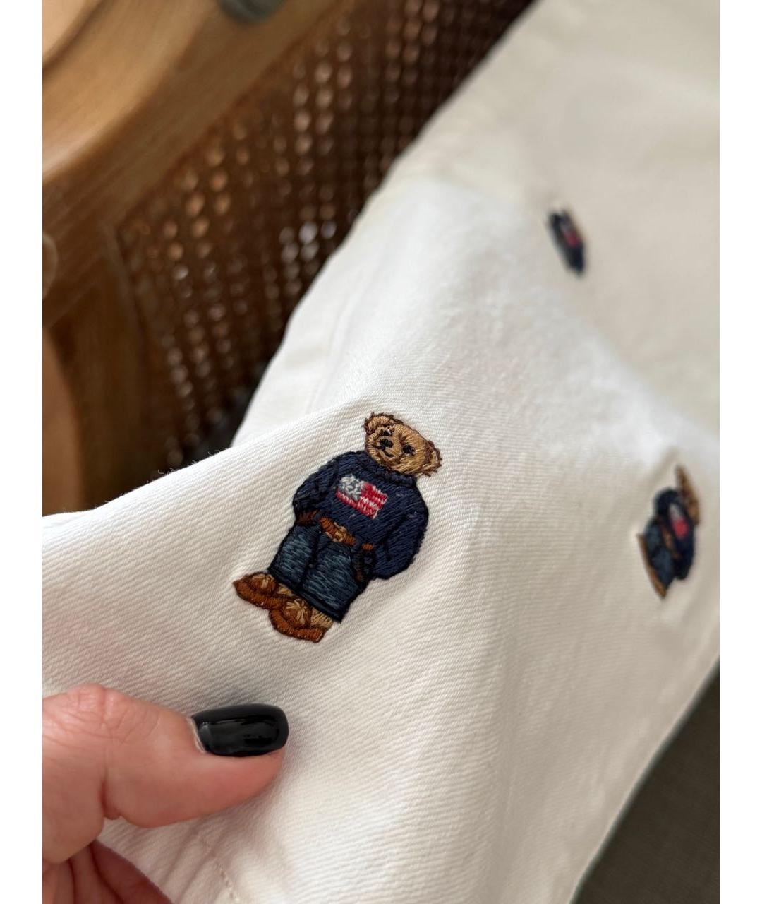 POLO RALPH LAUREN Белые прямые джинсы, фото 6