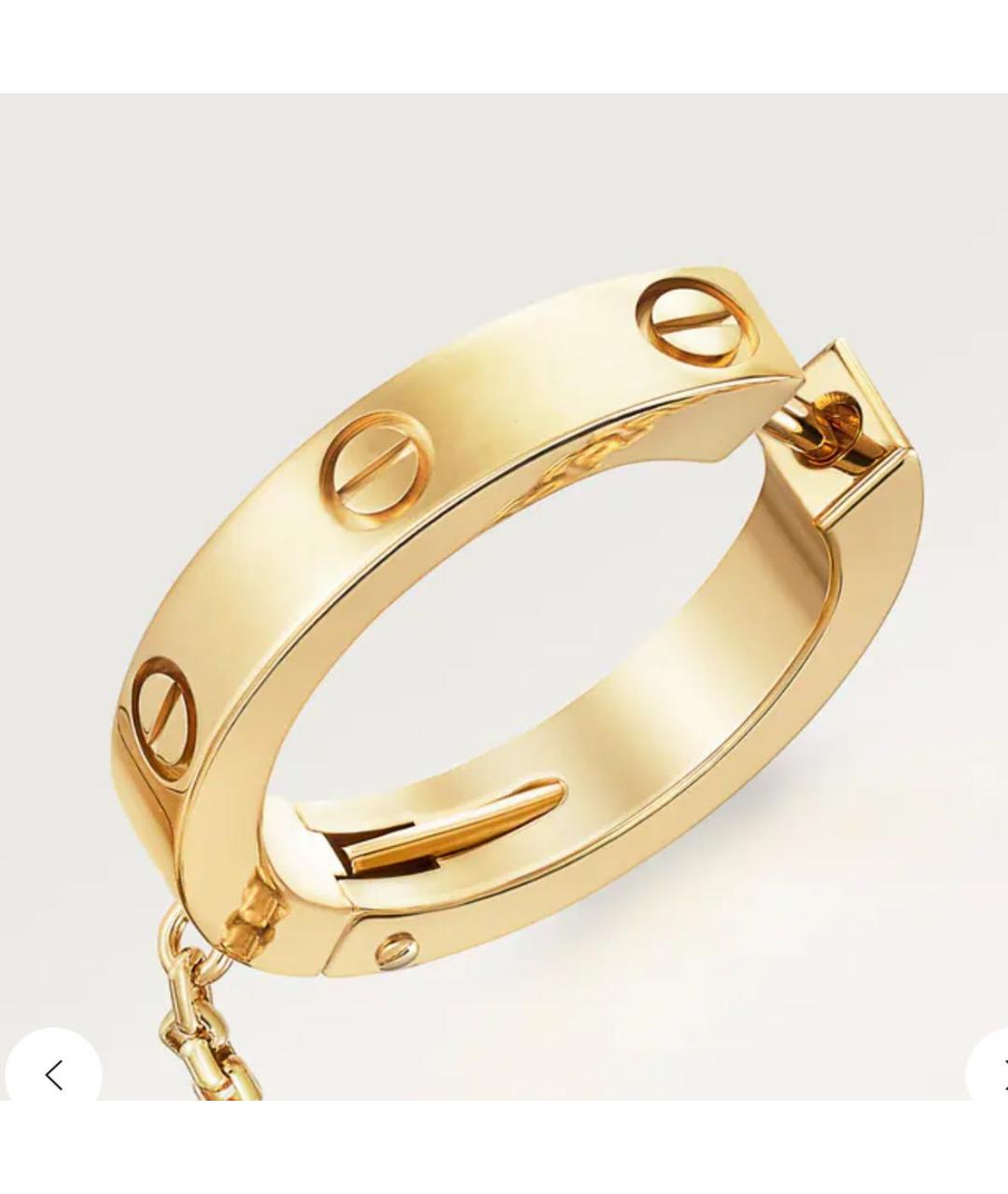 CARTIER Золотые серьги из желтого золота, фото 3