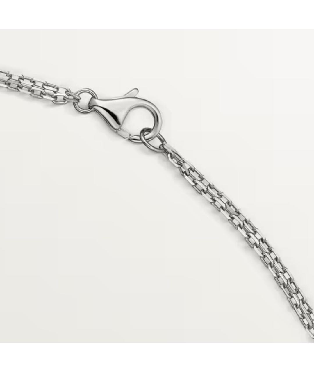 CARTIER Серебряное колье из белого золота, фото 3