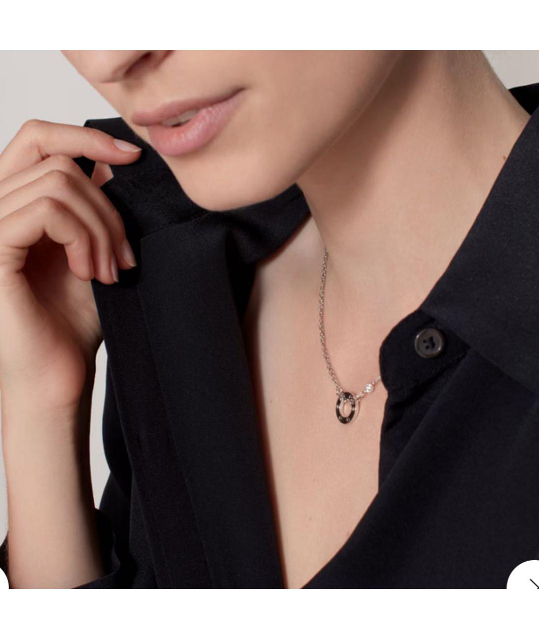 CARTIER Серебряное колье из белого золота, фото 2