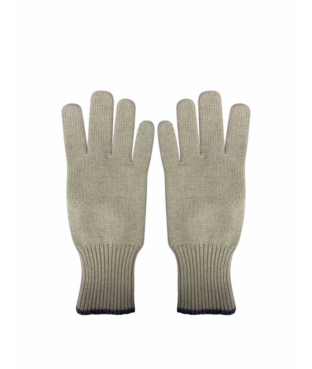 BRUNELLO CUCINELLI Бежевые кашемировые перчатки, фото 1