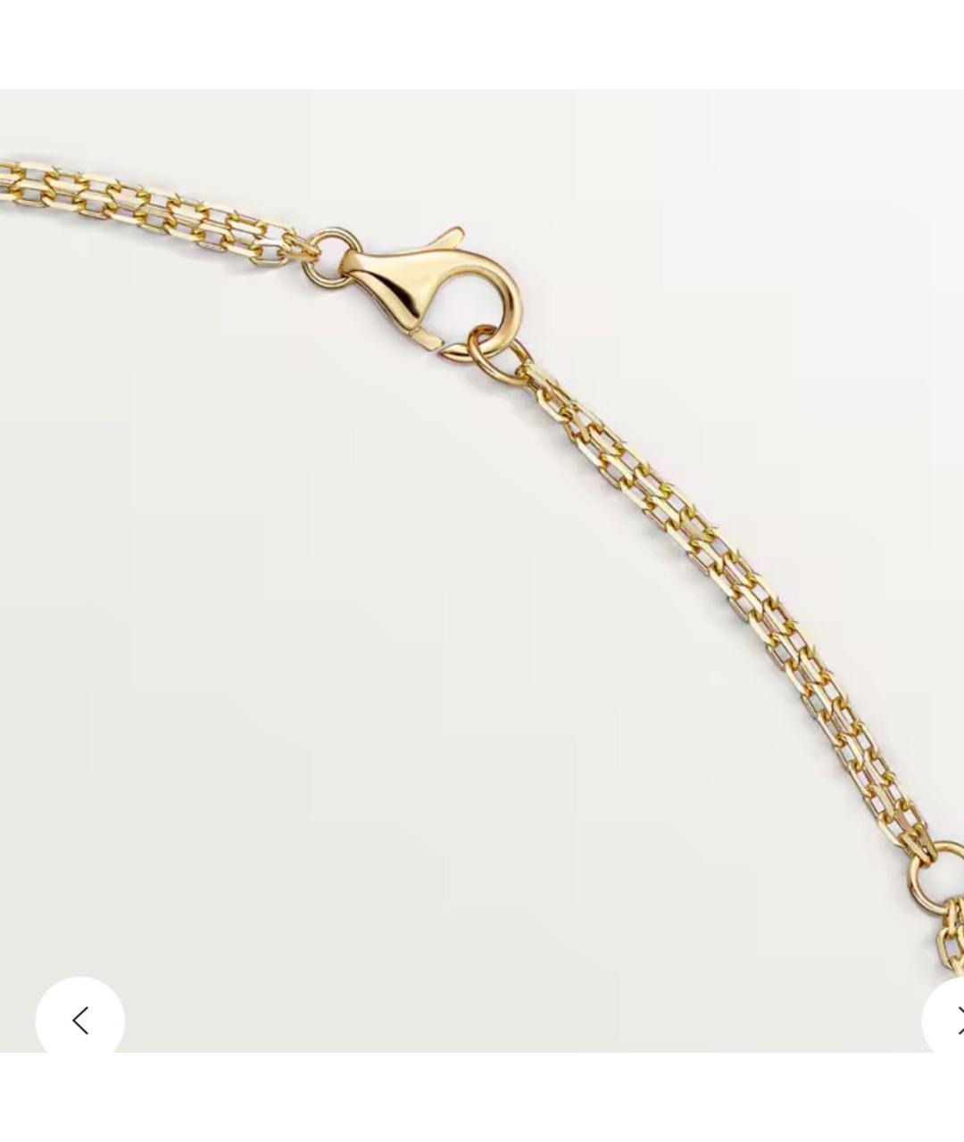 CARTIER Золотое колье из желтого золота, фото 3