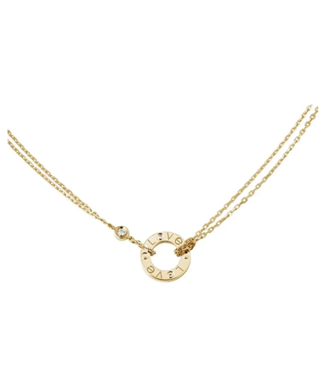 CARTIER Золотое колье из желтого золота, фото 1