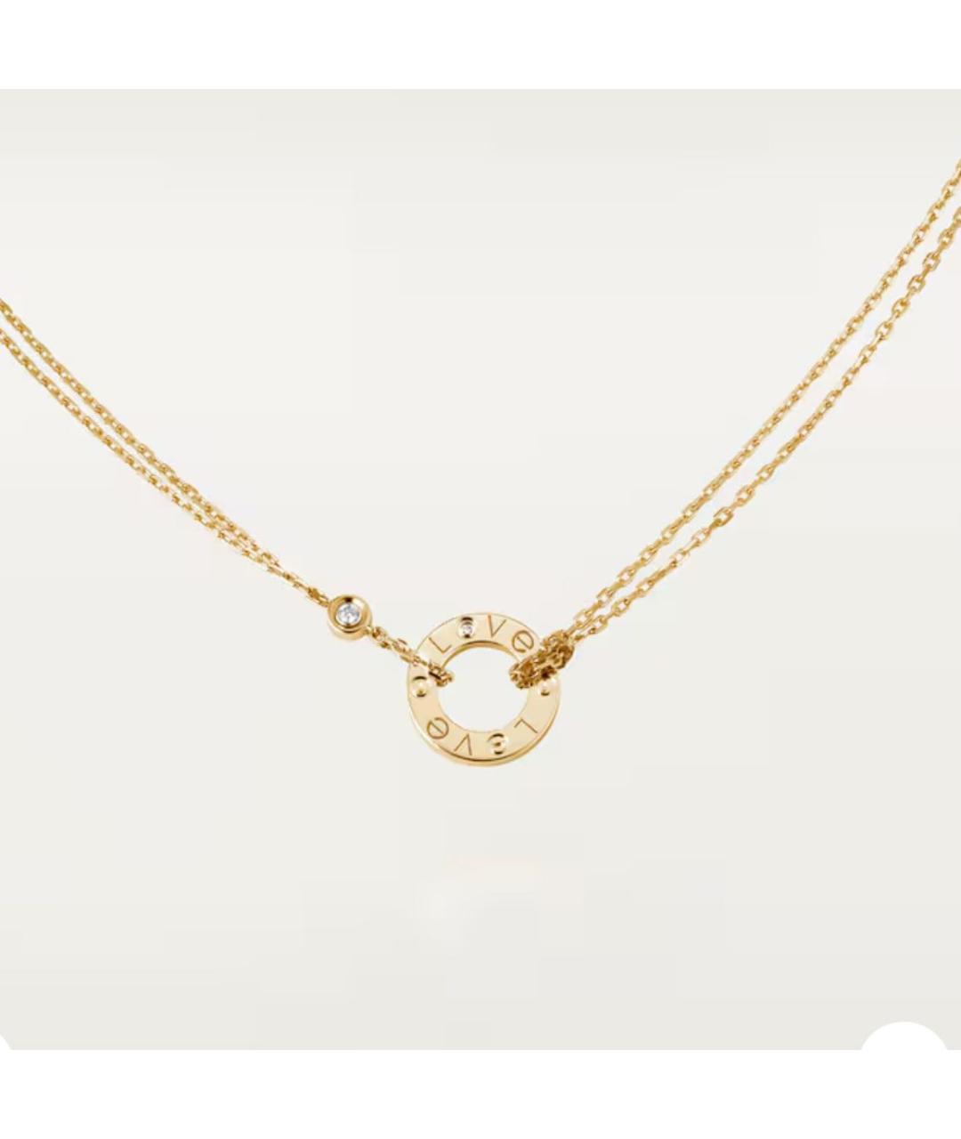 CARTIER Золотое колье из желтого золота, фото 2