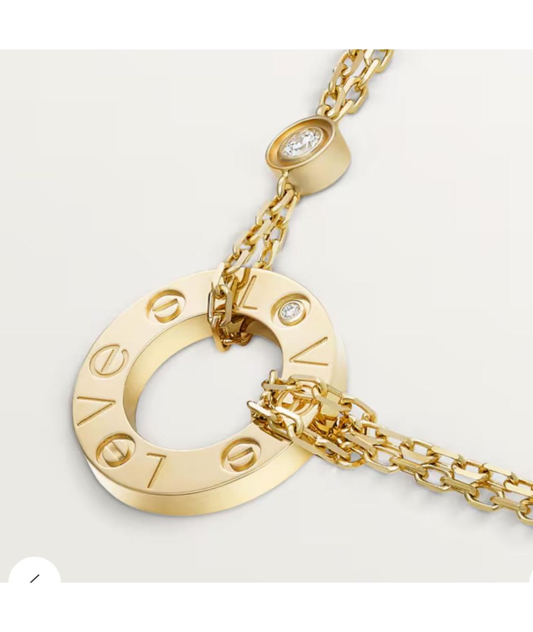 CARTIER Золотое колье из желтого золота, фото 5