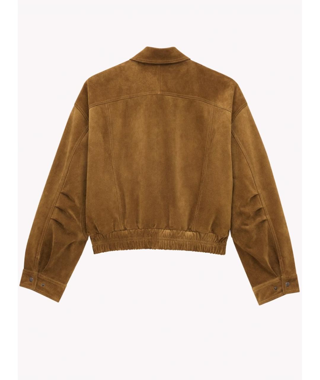 SAINT LAURENT Коричневая куртка, фото 2