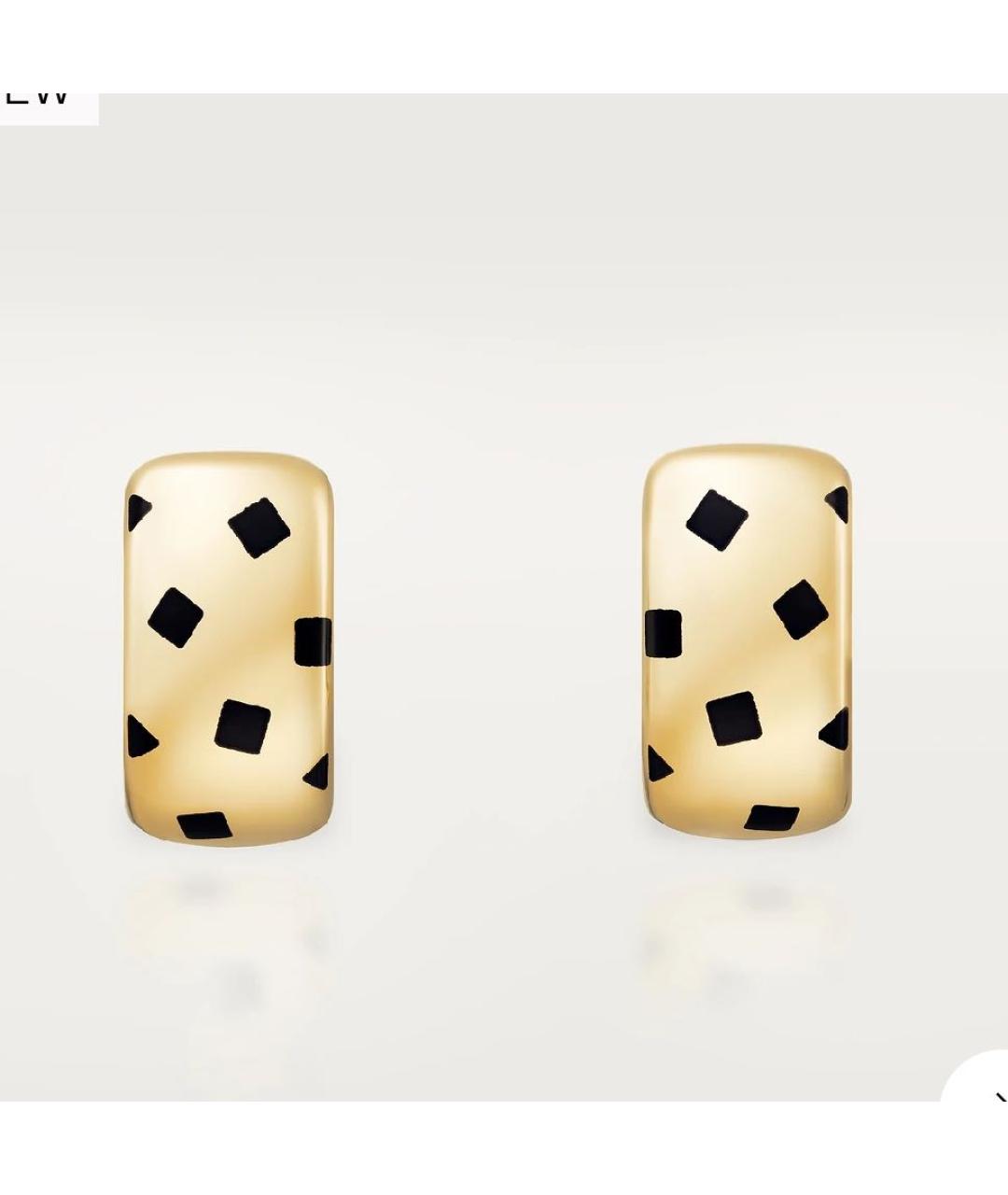 CARTIER Золотые серьги из желтого золота, фото 5