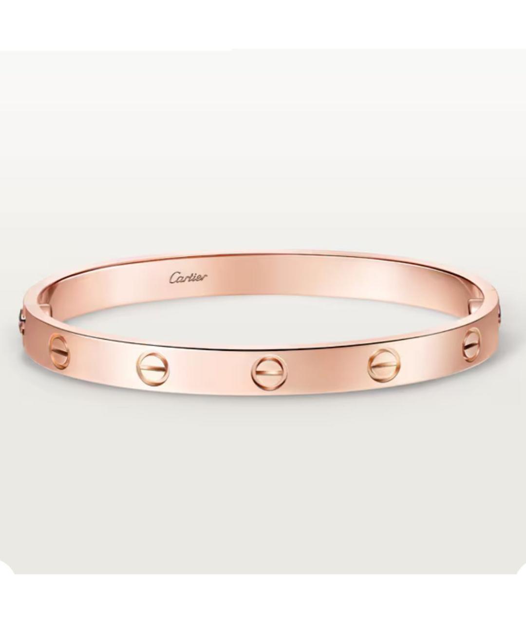CARTIER Розовый браслет из розового золота, фото 2