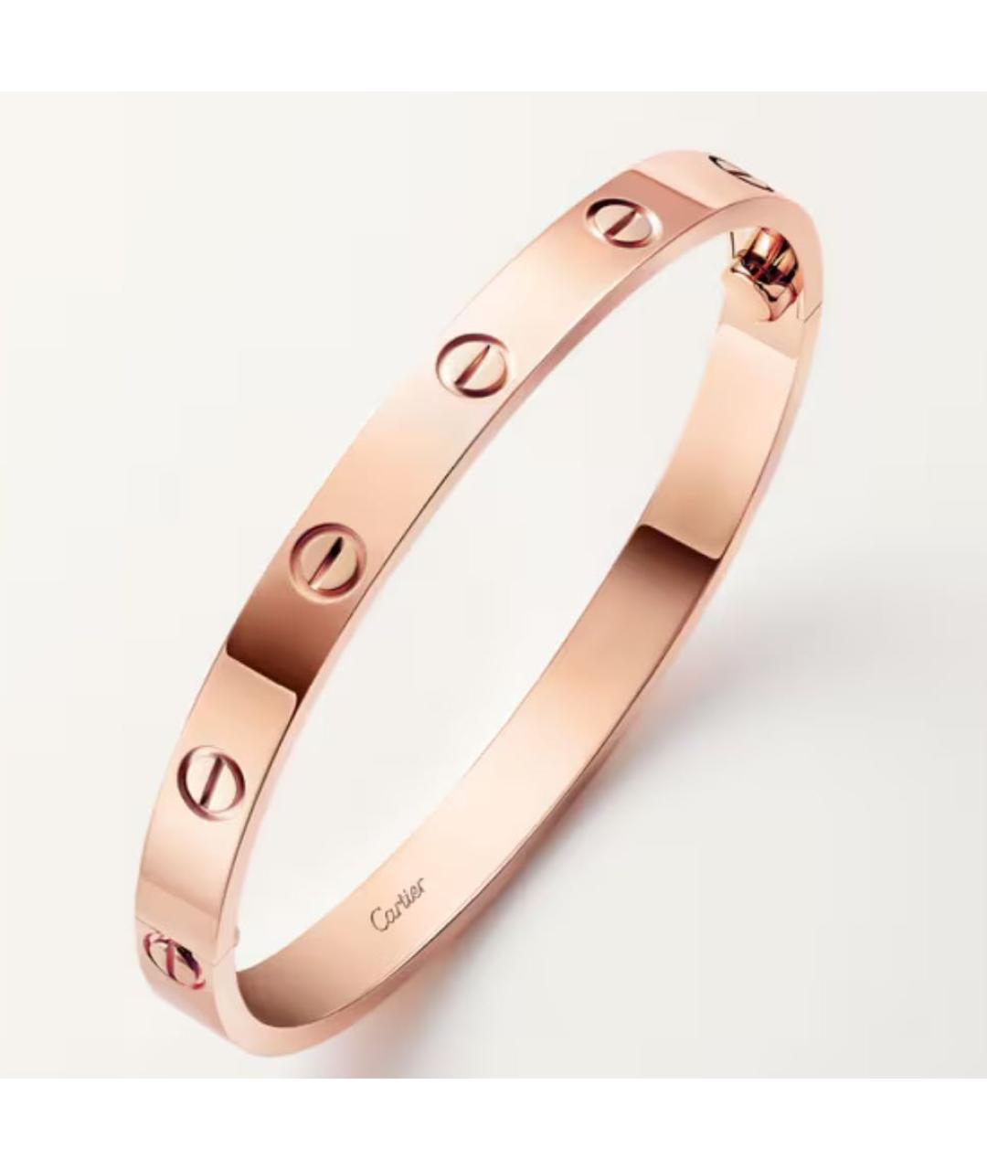 CARTIER Розовый браслет из розового золота, фото 4