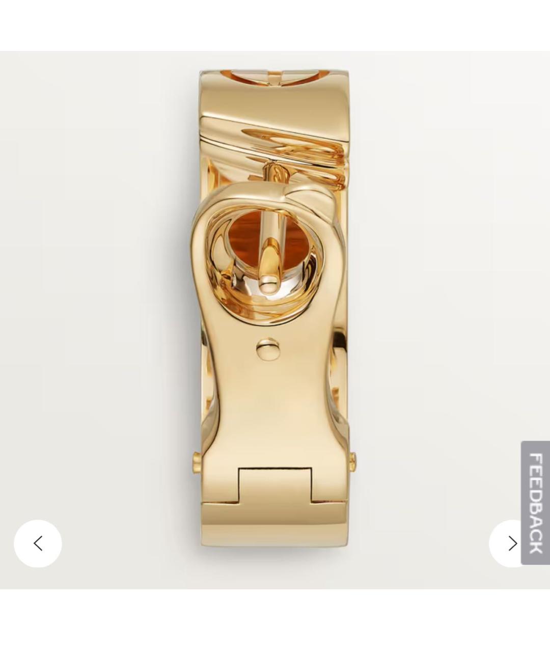 CARTIER Золотые серьги из желтого золота, фото 4