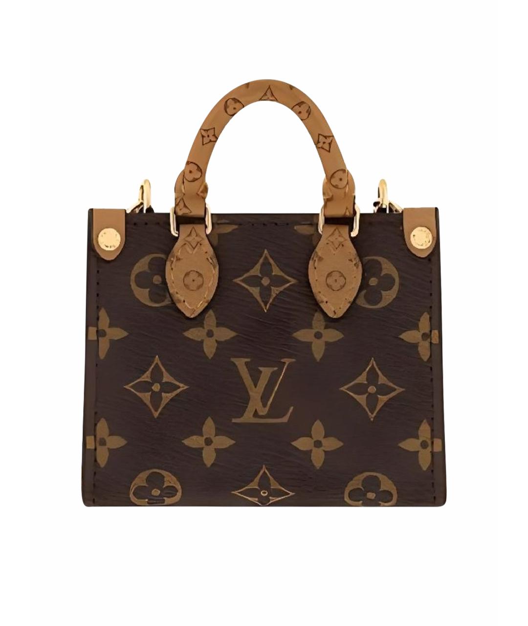 LOUIS VUITTON Коричневая сумка через плечо, фото 1