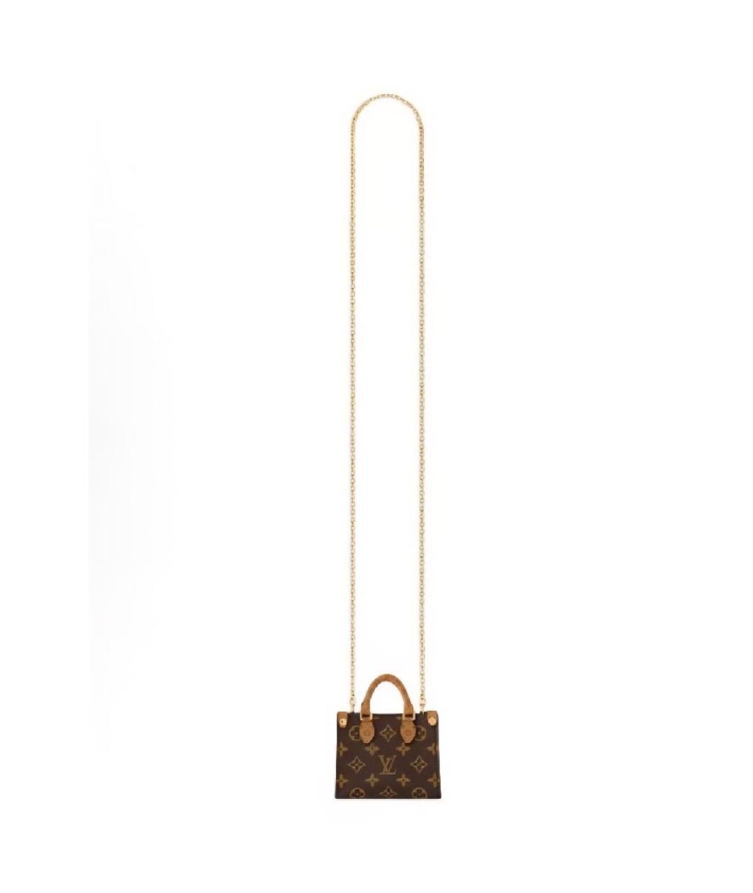 LOUIS VUITTON Коричневая сумка через плечо, фото 2