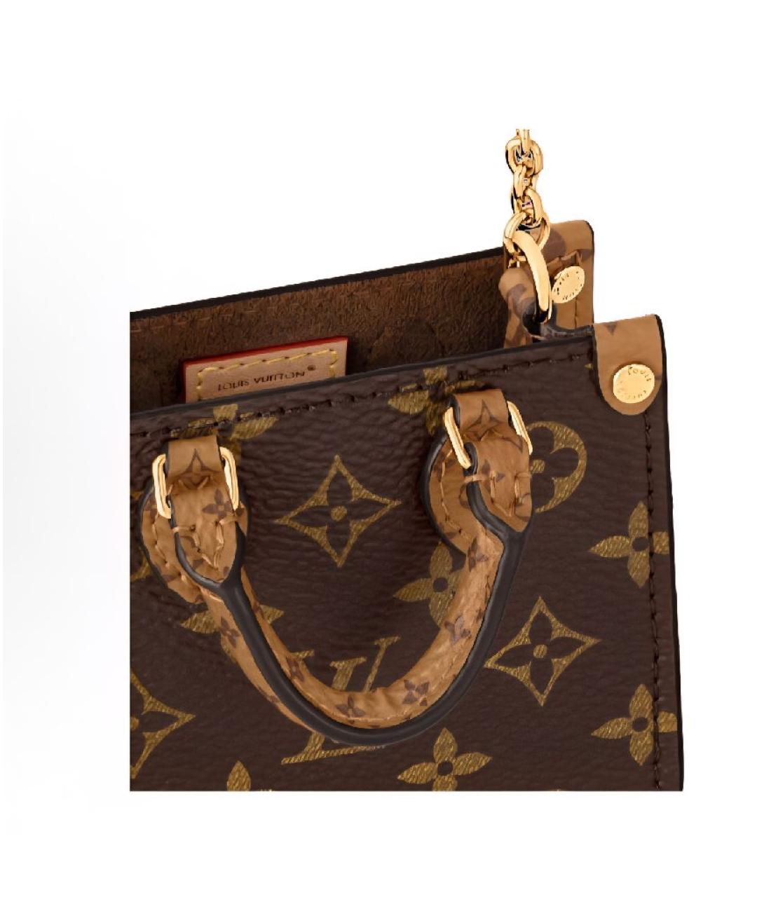 LOUIS VUITTON Коричневая сумка через плечо, фото 3