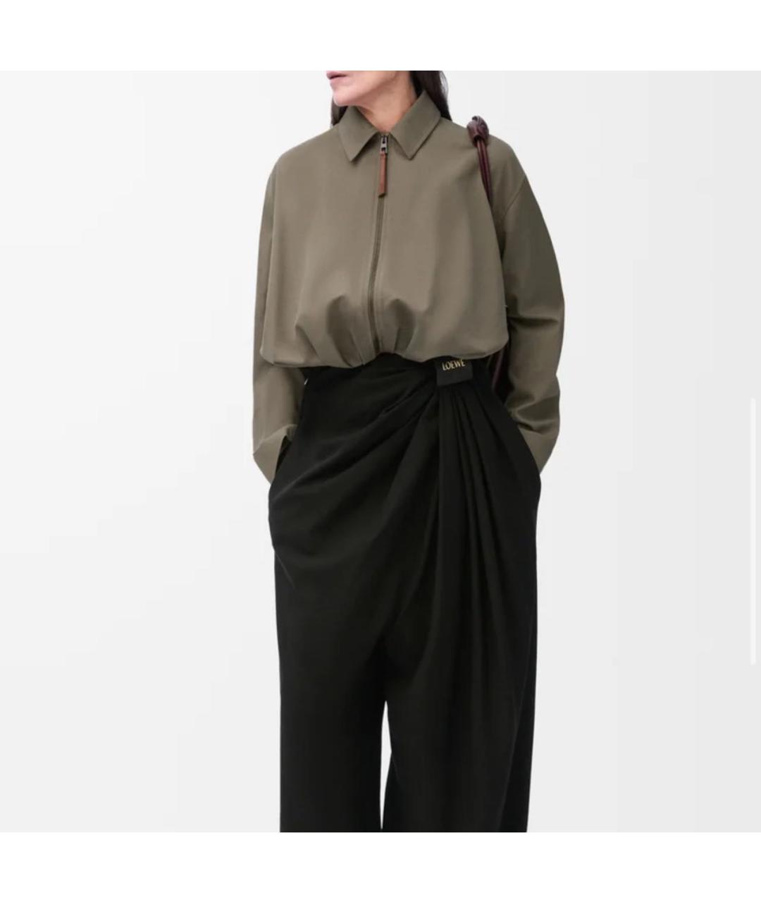 LOEWE Хаки деним куртка, фото 5