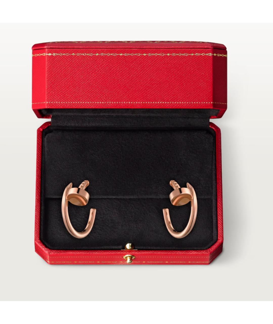 CARTIER Золотые серьги из розового золота, фото 3