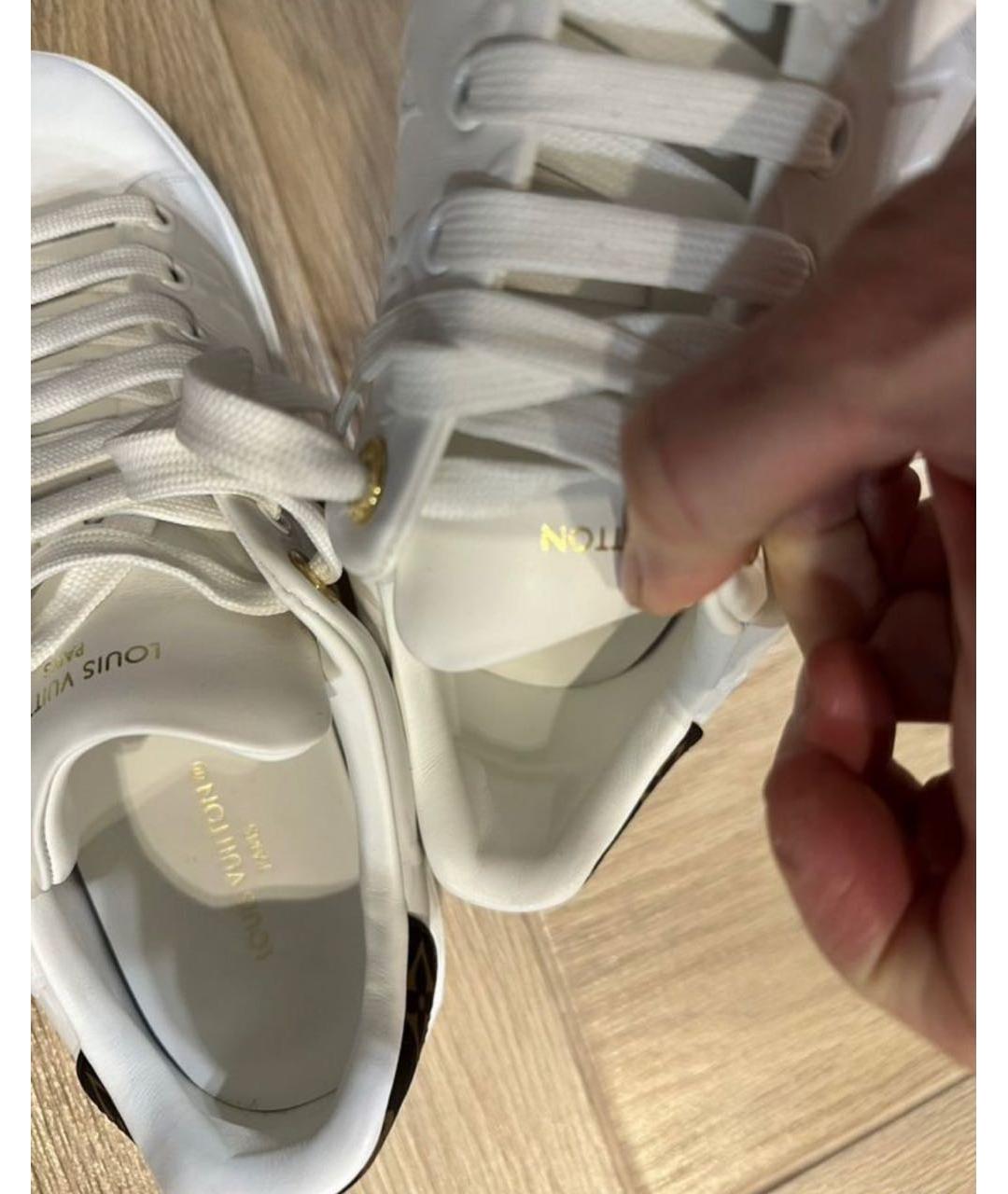 LOUIS VUITTON Белые кеды, фото 2