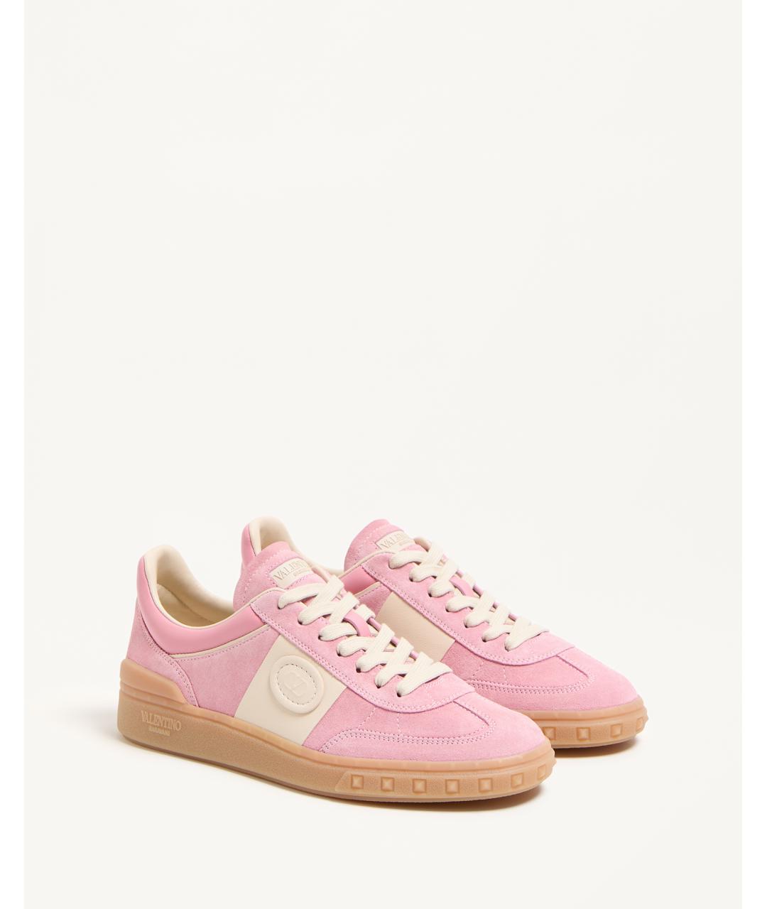 VALENTINO Розовые кеды, фото 3
