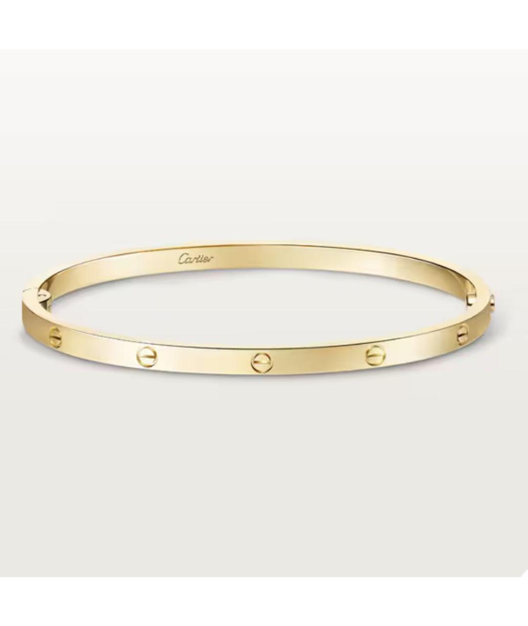 CARTIER Золотой браслет из желтого золота, фото 2
