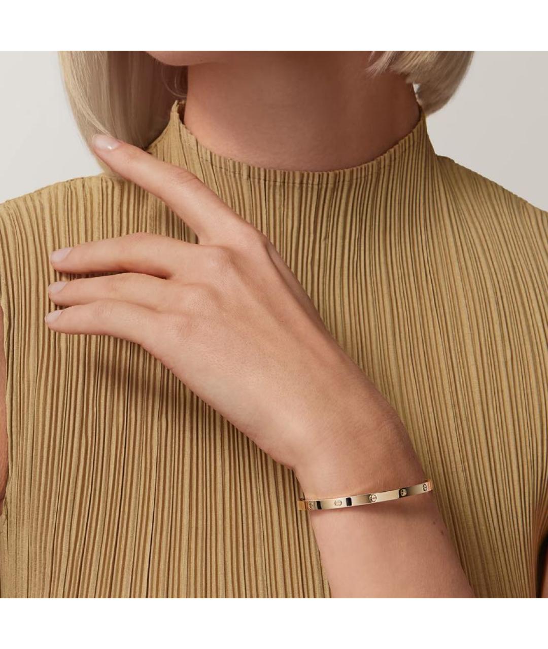 CARTIER Золотой браслет из желтого золота, фото 4