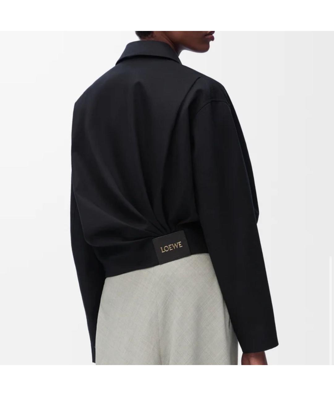 LOEWE Черная куртка, фото 4